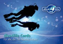 Broschüre für dive4life CLUB - realisiert von der atw:kommunikation GmbH