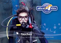 Imagebroschüre für dive4life - realisiert von der atw:kommunikation GmbH